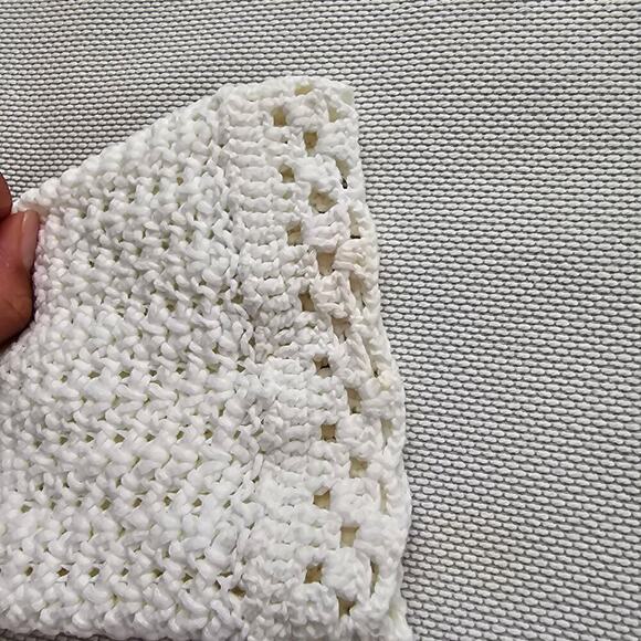 Ann Taylor Ivory Lace Crochet Sweater Cardigan Sz MP (710) - Picture 11 of 14